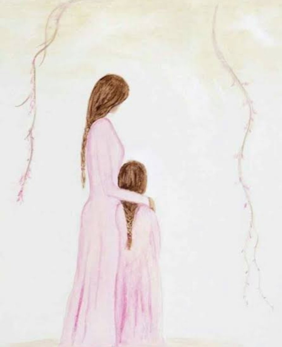 Рисунок мама и дочь карандашом - 85 фото