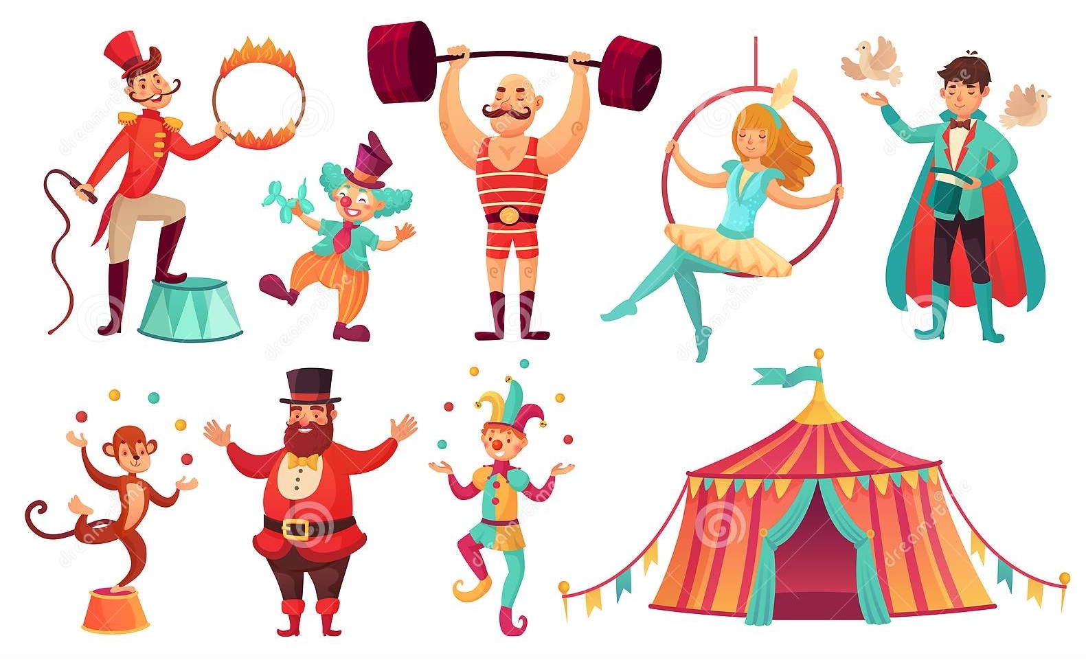 картинки на тему цирк для детей