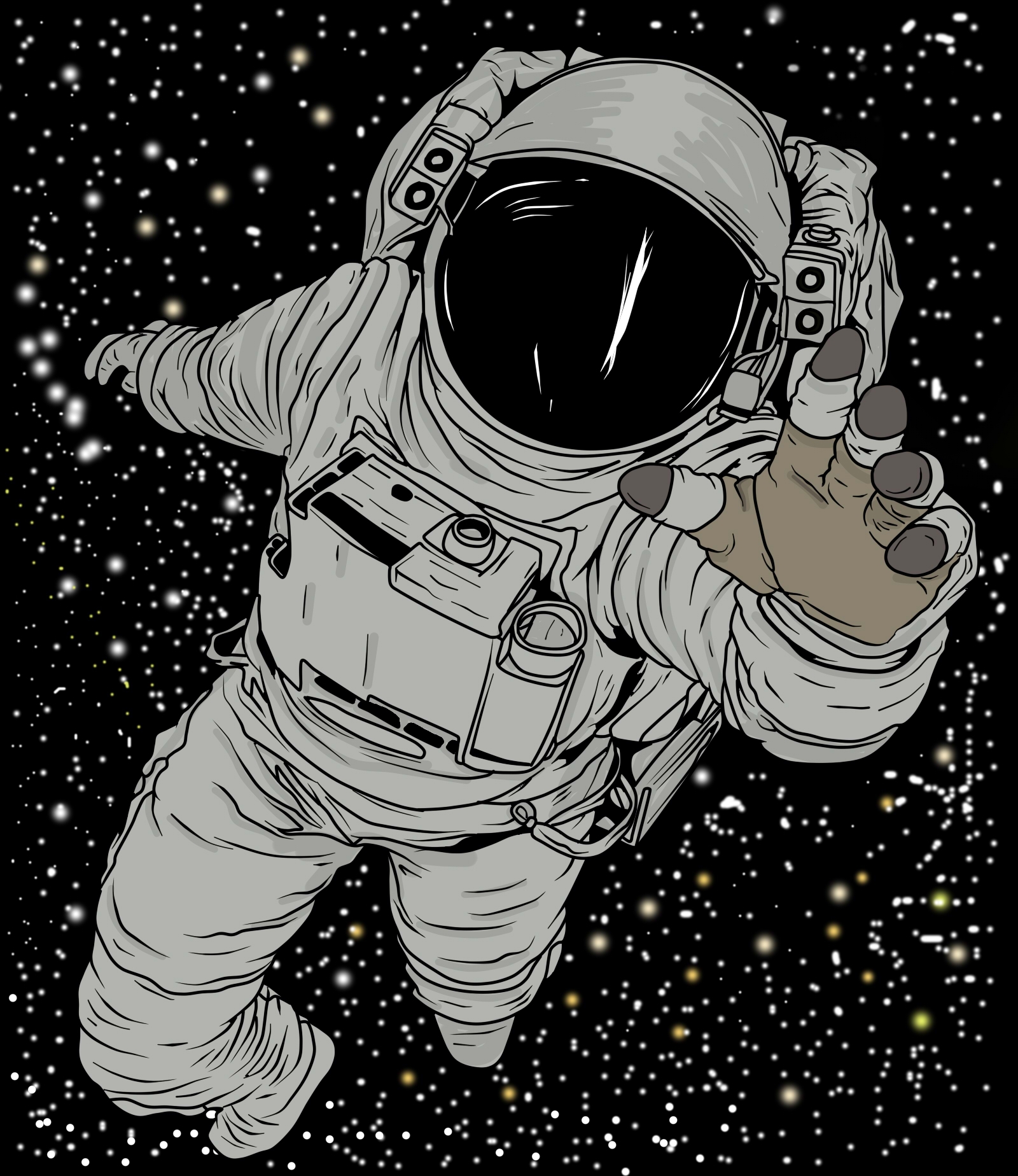 Космонавт в космосе spaceman. Космонавт рисунок. Космонавт арт чёрно белый. Космонавт арт черно белый. Космонавт чб.