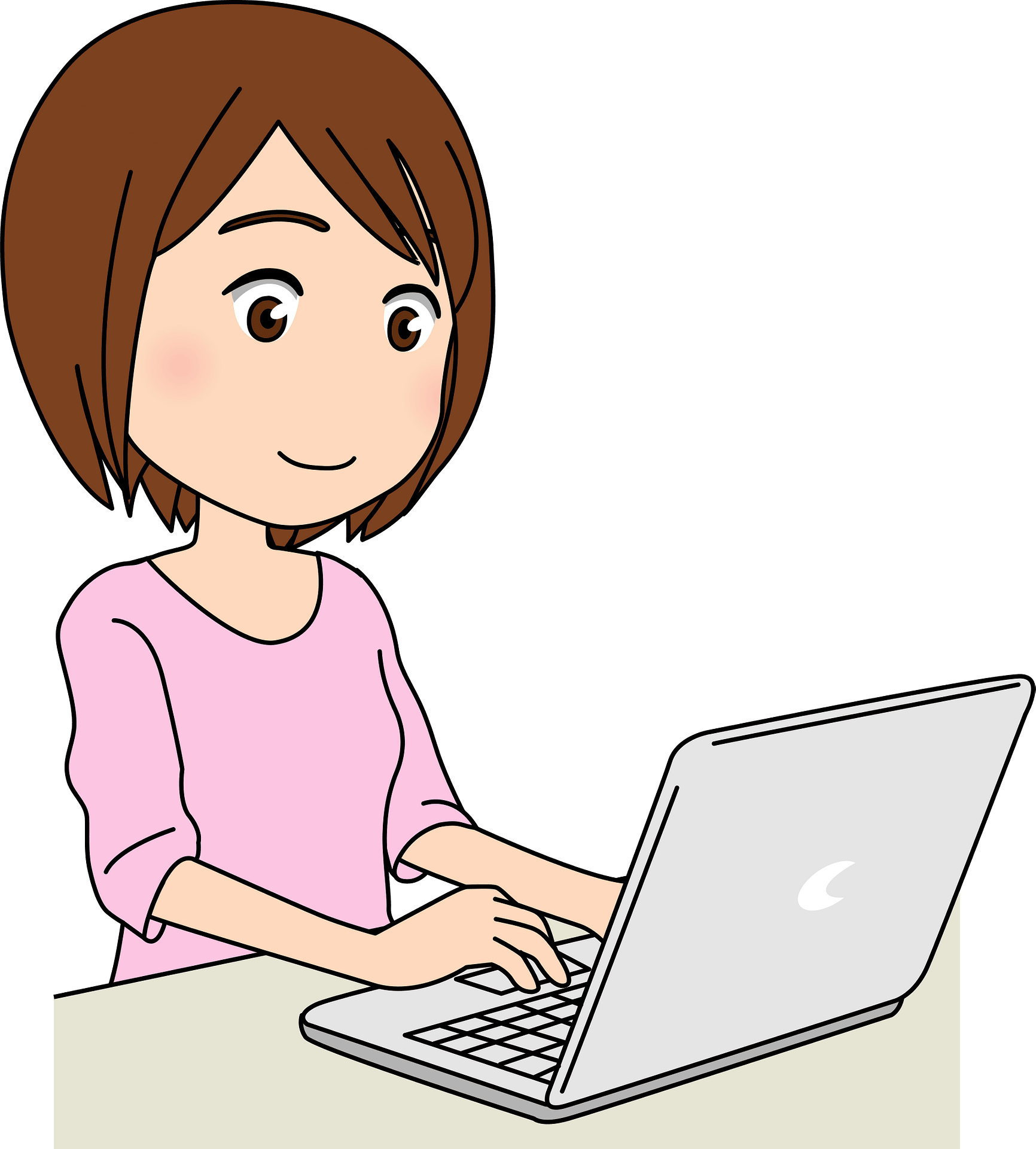 Чат который делает картинки. Мультяшная девочка за компьютером. Девочка сидит за компьютером. Компьютер рисунок. Ребенок за компьютером рисунок.
