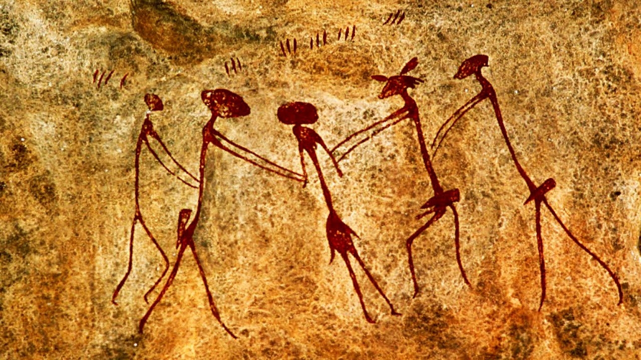 Первобытный обряд. Танец древних людей наскальный рисунок. Наскальная живопись Майя. Ритуальный танец Наскальная живопись. Наскальная живопись первобытных людей.