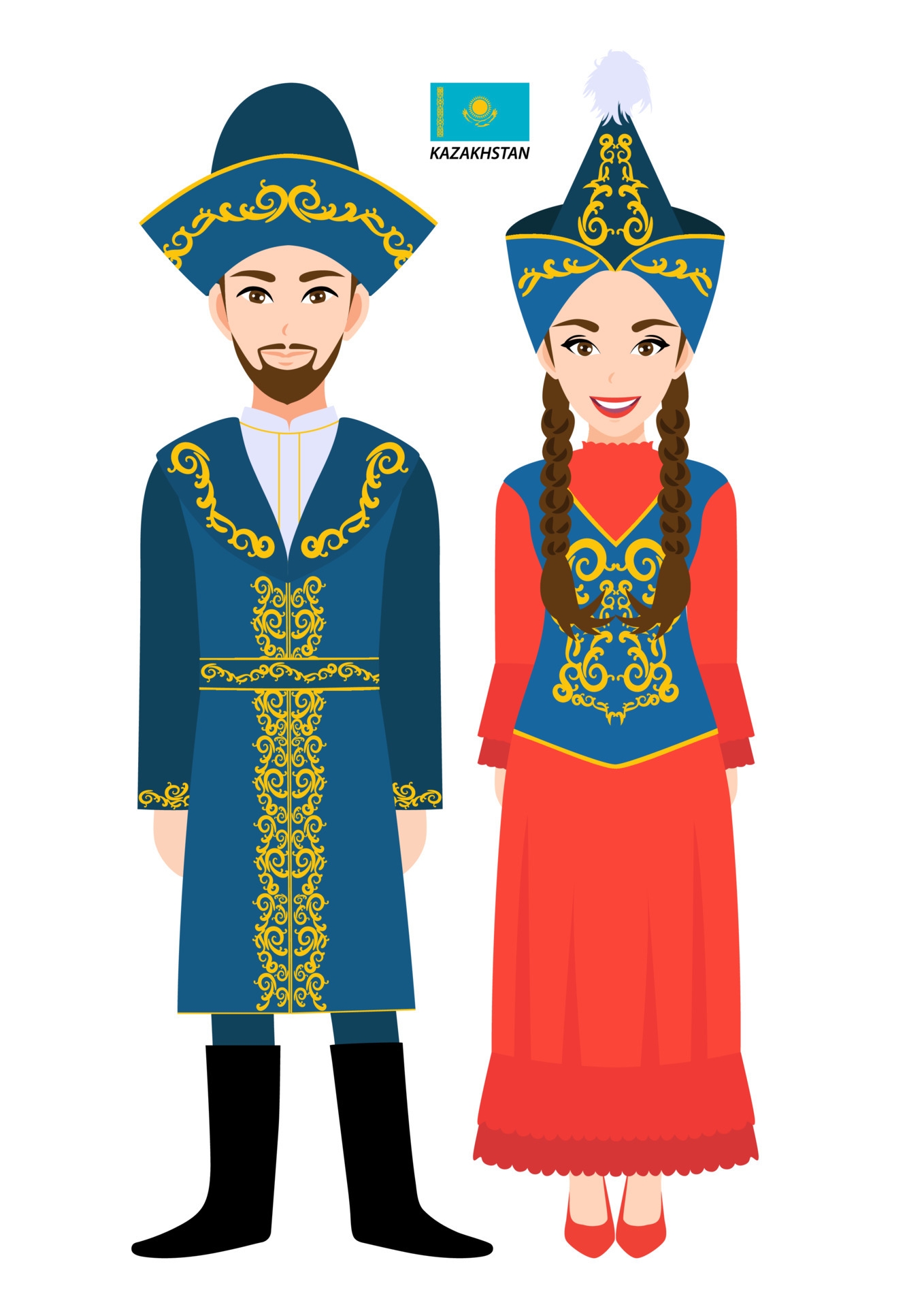 Казахская одежда