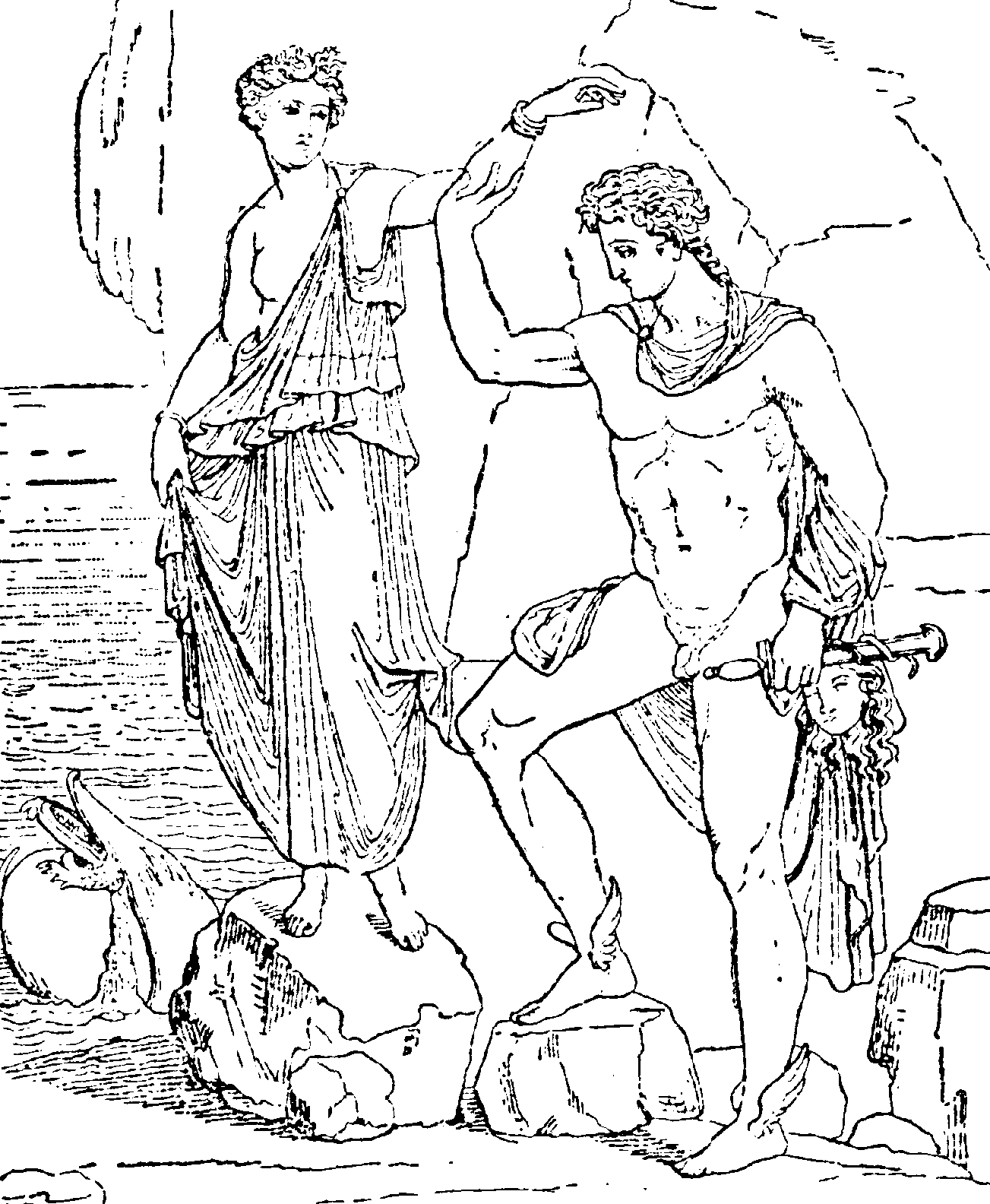 Древнегреческие мифы рисунок