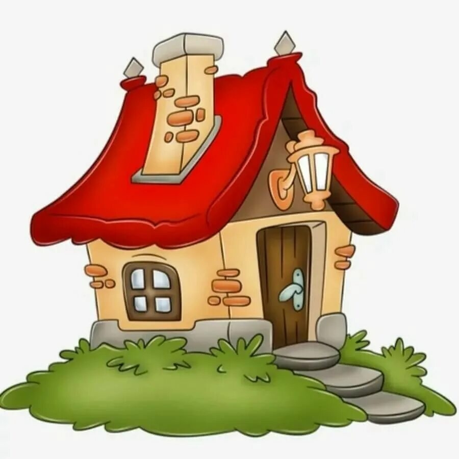 Рисунок домик гномика - 62 фото