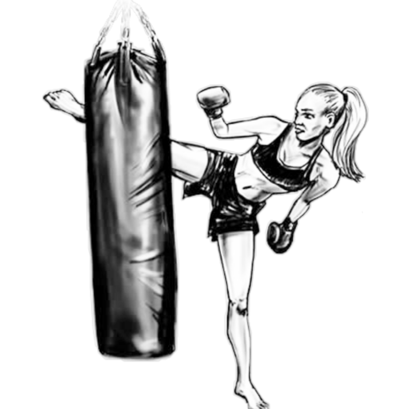 Боксерская груша рисунок - 54 фото