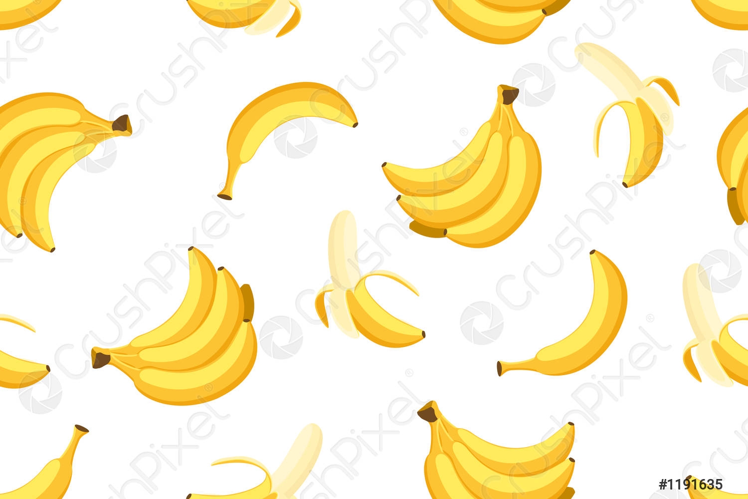 Раскраска связка бананов