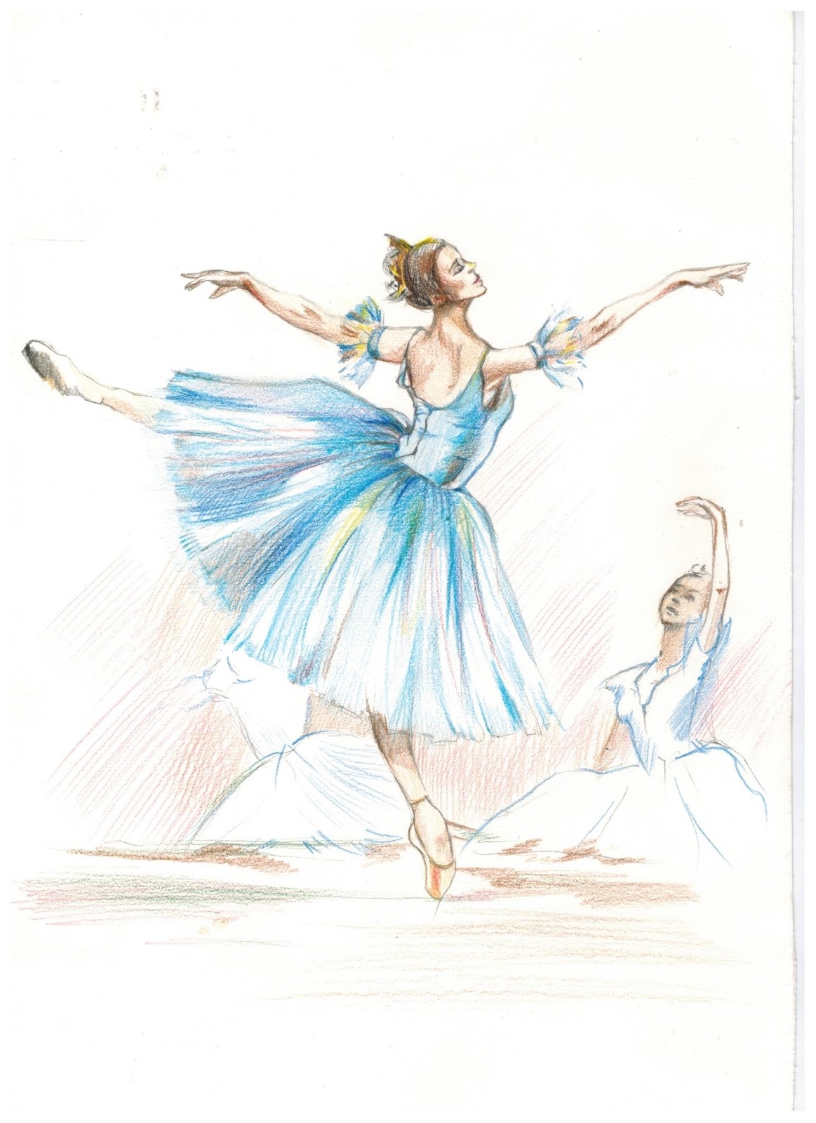 фрагмент из балета золушка рисунок