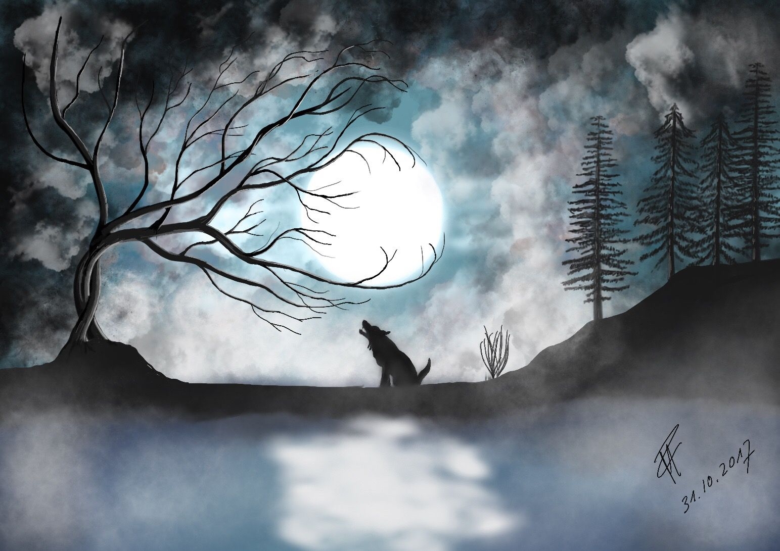 Иллюстрация к стихотворению если. Туман карандашом. Ночь рисунок. Грустная природа рисунок. Туманный лес карандашом.