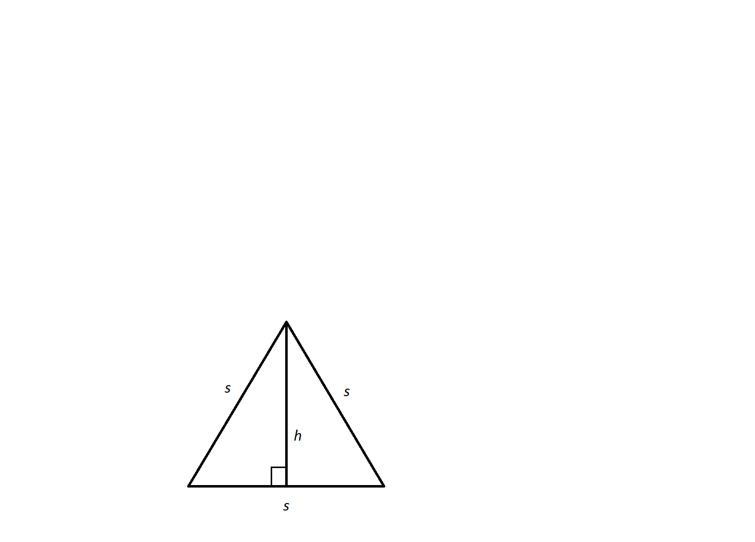 Используя сторону равностороннего. Equilateral Triangle Formula. Геометрия равносторонний треугольник. Равносторонний треугольник рисунок. Равносторонний треугольник на плоскости.