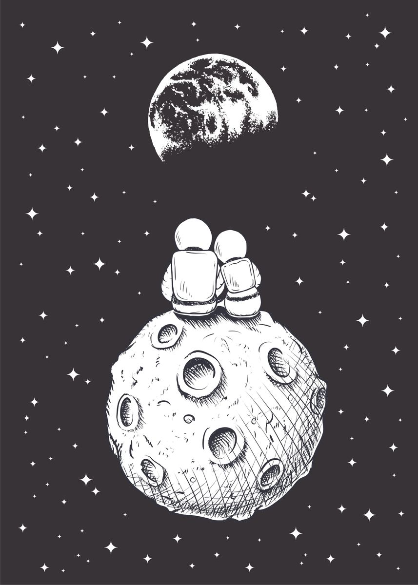 Рисунок луны в космосе. Космос иллюстрация. Космические зарисовки. Космические рисунки. Космос рисунок карандашом.