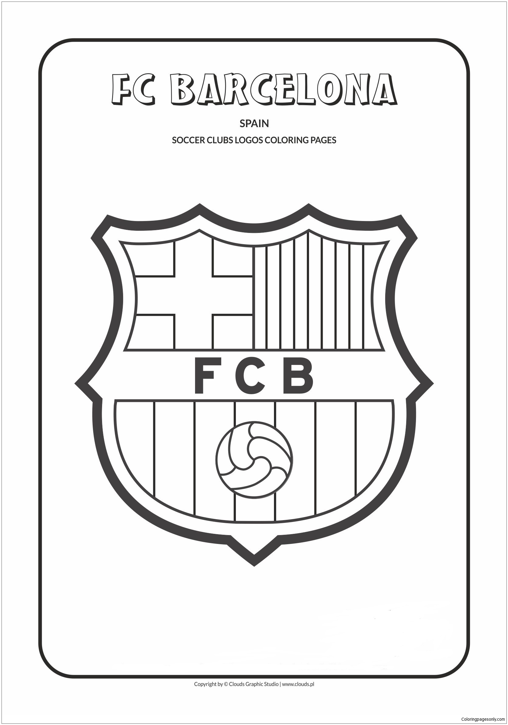 Раскраски с логотипами футбольных клубов (все для бесплатной печати)
