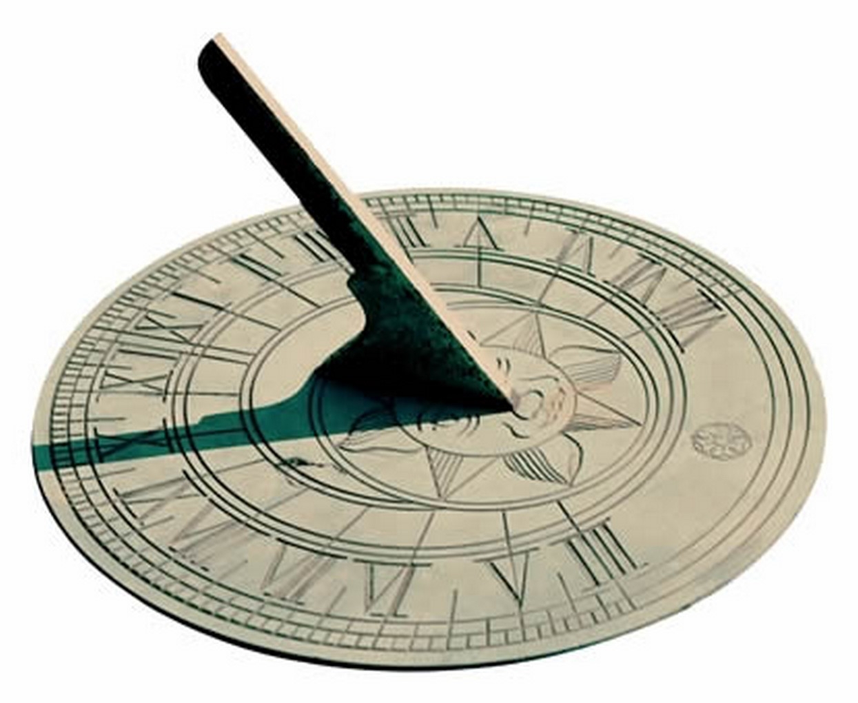 Солнечные часы, отображаюшие цифровое время