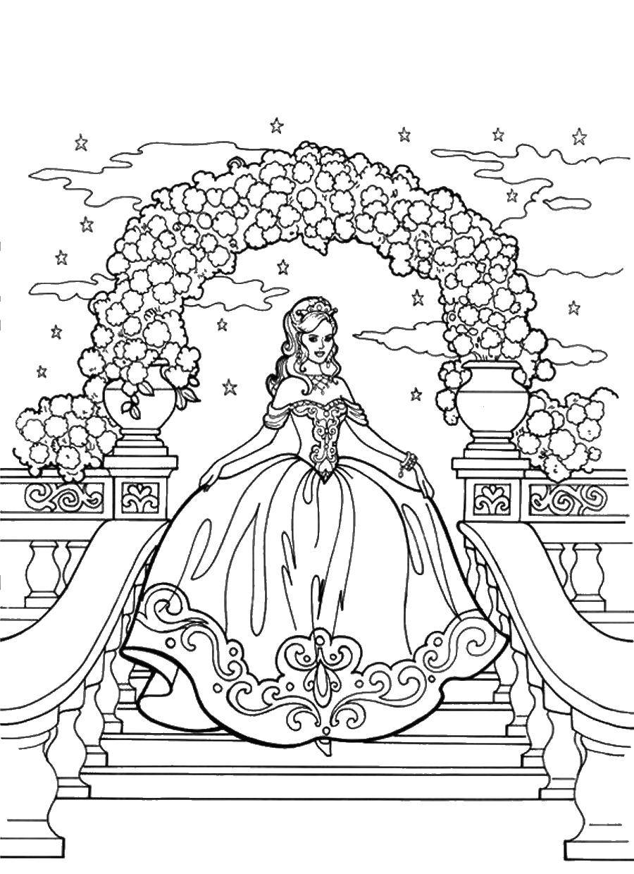 Домик-раскраска Замок, 3 в 1, Принцессы, картонный