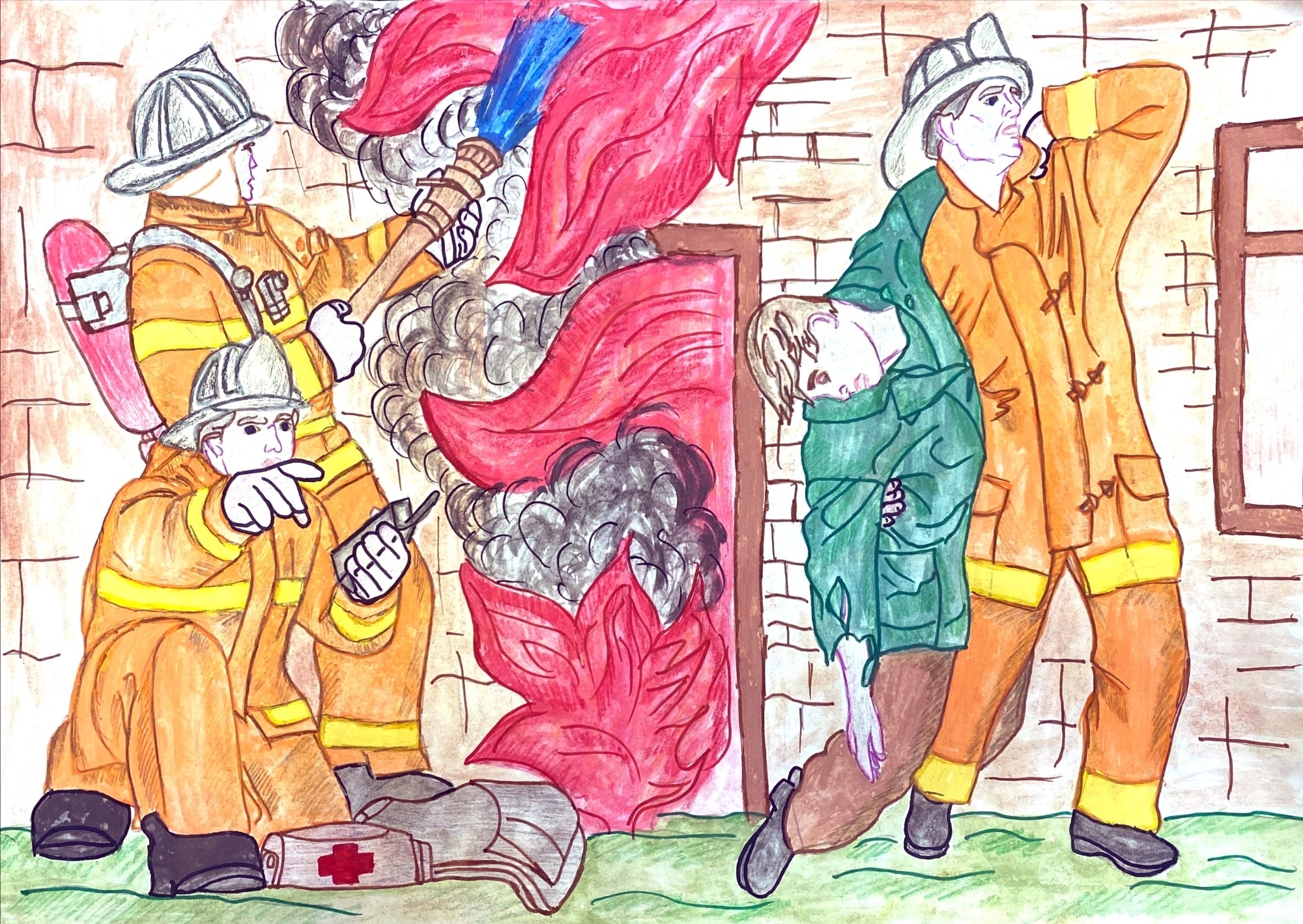 Рисунок на тему пожарная охрана. Рисунок ко Дню МЧС. МЧС рисунки на конкурс. Рисунок ко Дню пожарника. Рисунок ко Дню пожарной охраны.