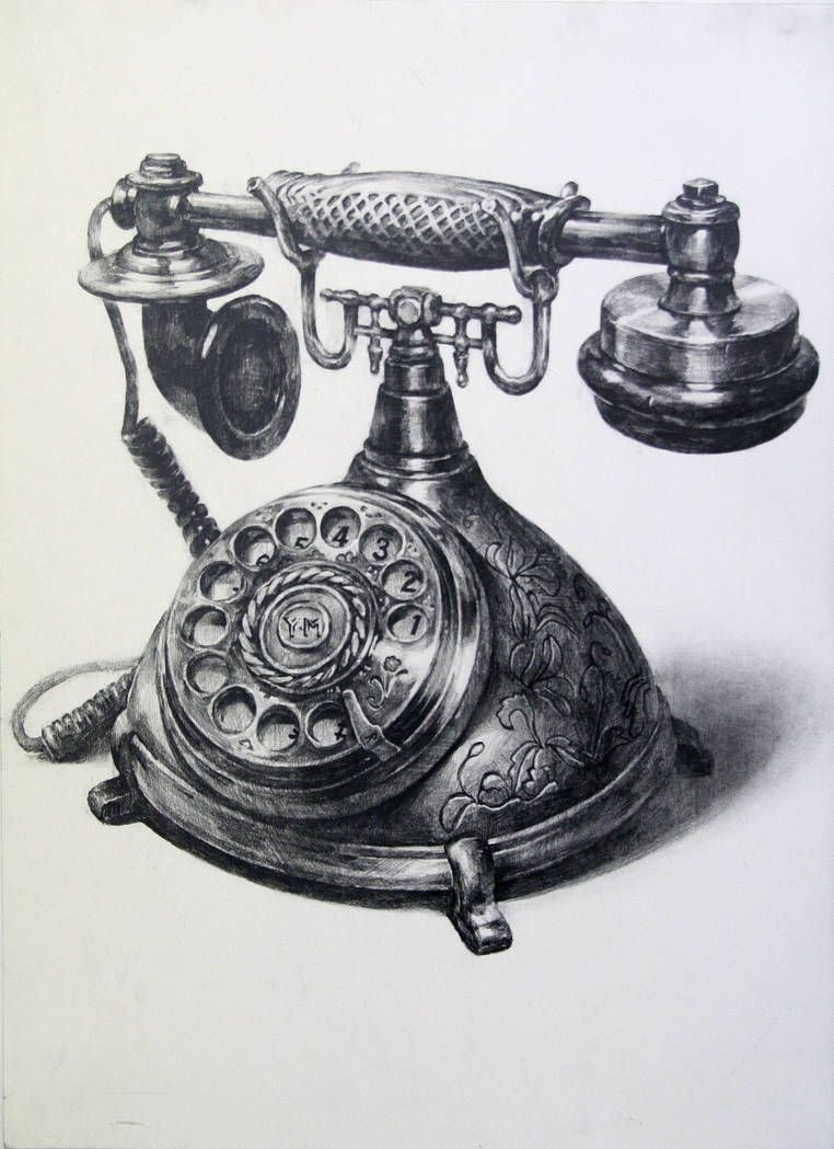 Изображения старого телефона. Старинные бытовые предметы. Винтажные предметы быта. Зарисовки старинных вещей. Старинные вещи карандашом.