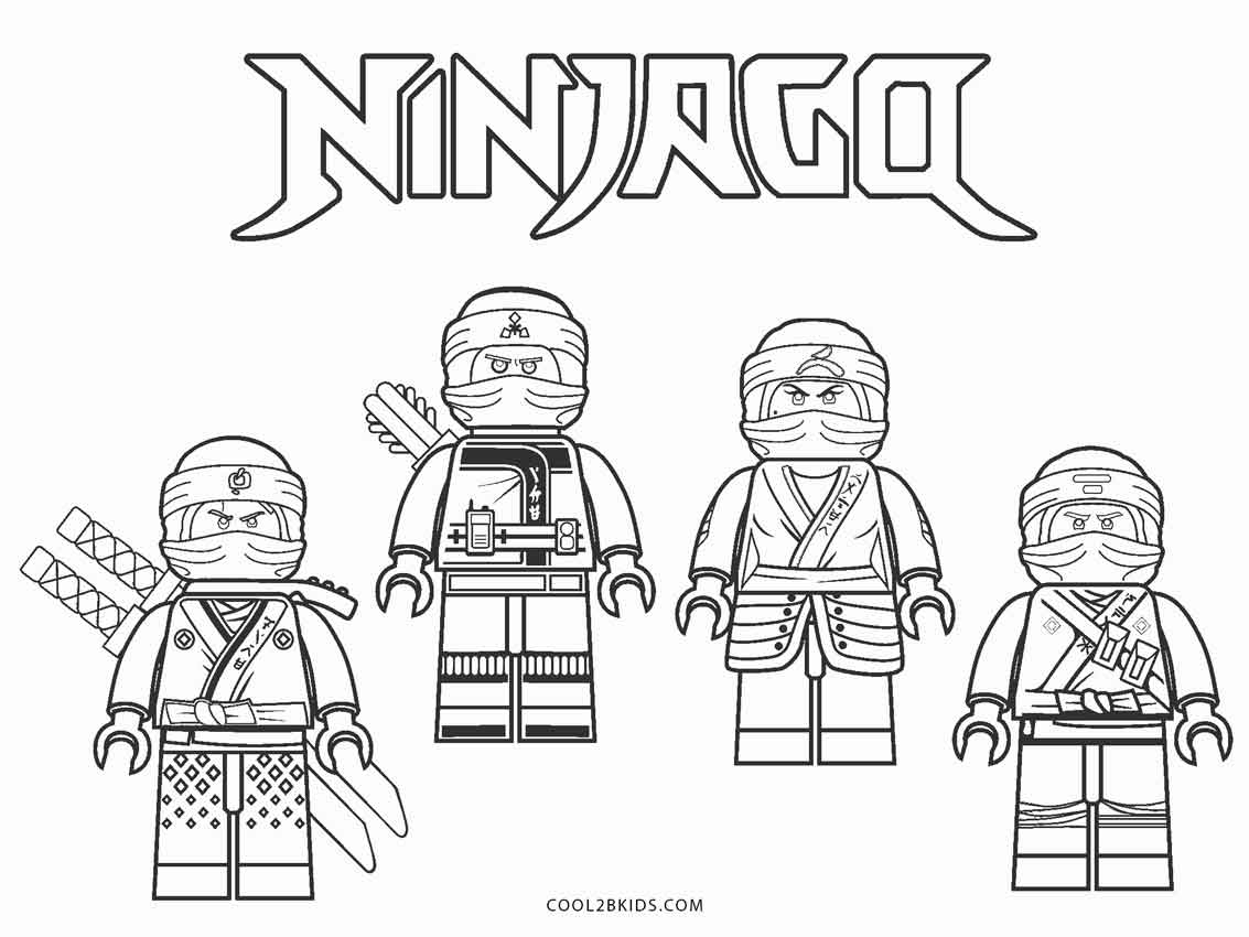Раскраски Серия Lego Ninjago