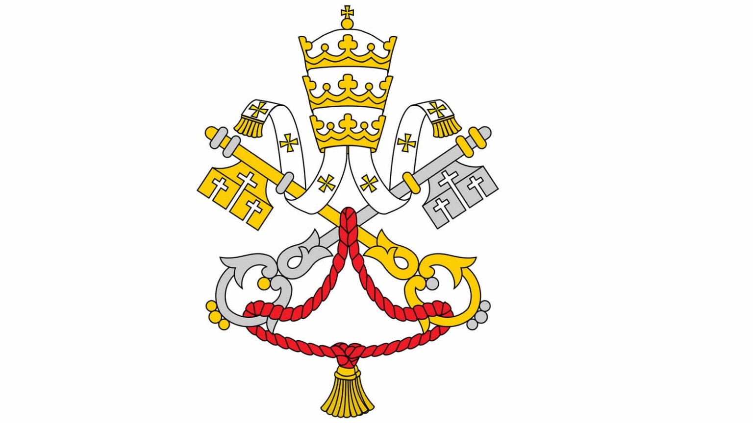Какой святой на гербе. Государство Ватикан герб. Символ Ватикана. Символ Святого престола. Папский герб.