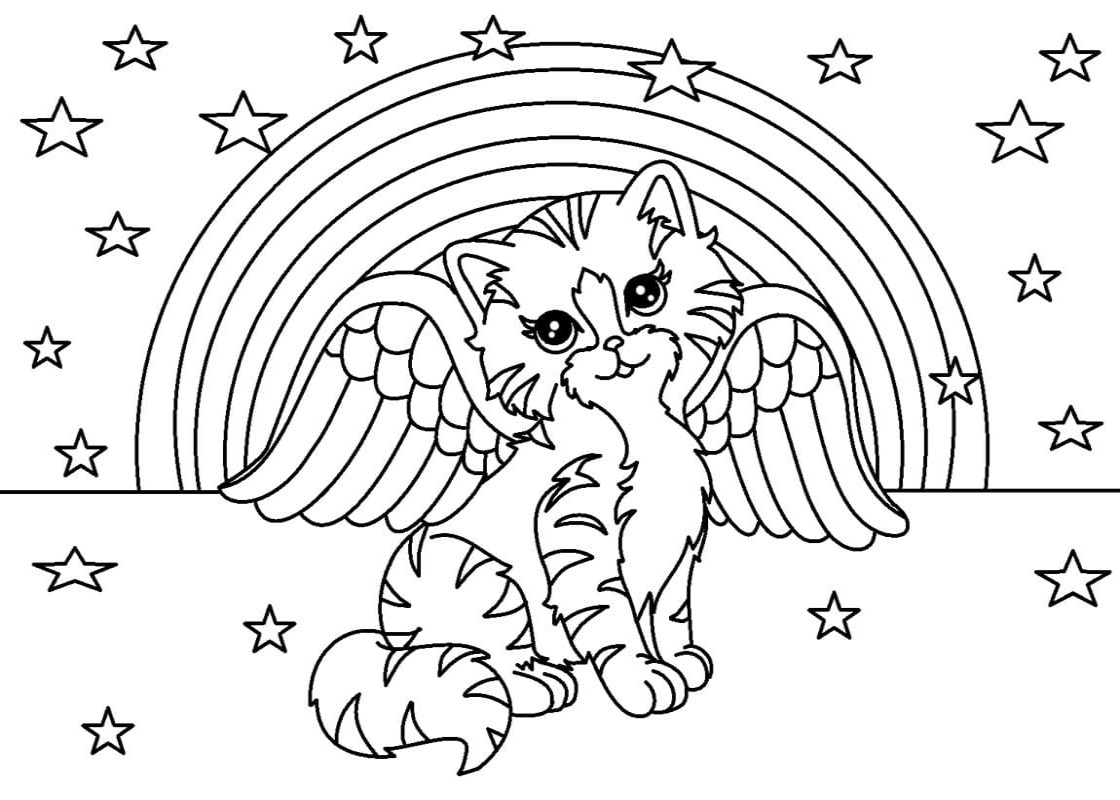 Раскраска-релакс А5 Hatber «Большая книга раскрасок. Магия кошек», 64стр., гребень, твердая обложка