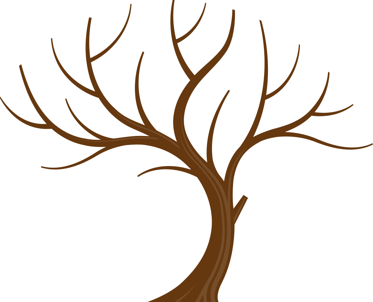 Нарисовать Дерево Карандашом Без Листьев (55 Фото)