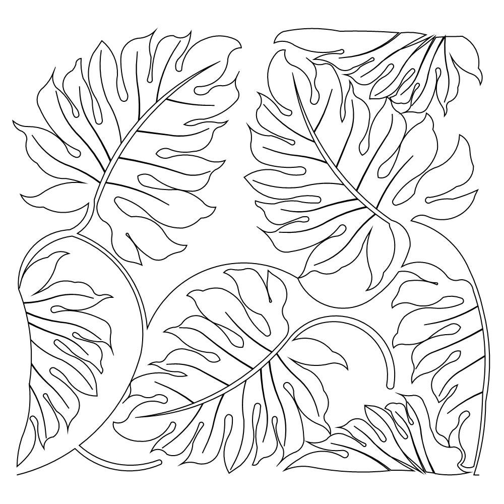 Листья лианы раскраска - 59 фото