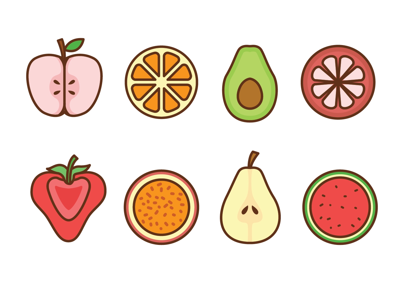 Символы фруктов. Значок фрукты. Пиктограмма фрукты. Иконки векторных фруктов. Фрукты иконки вектор.