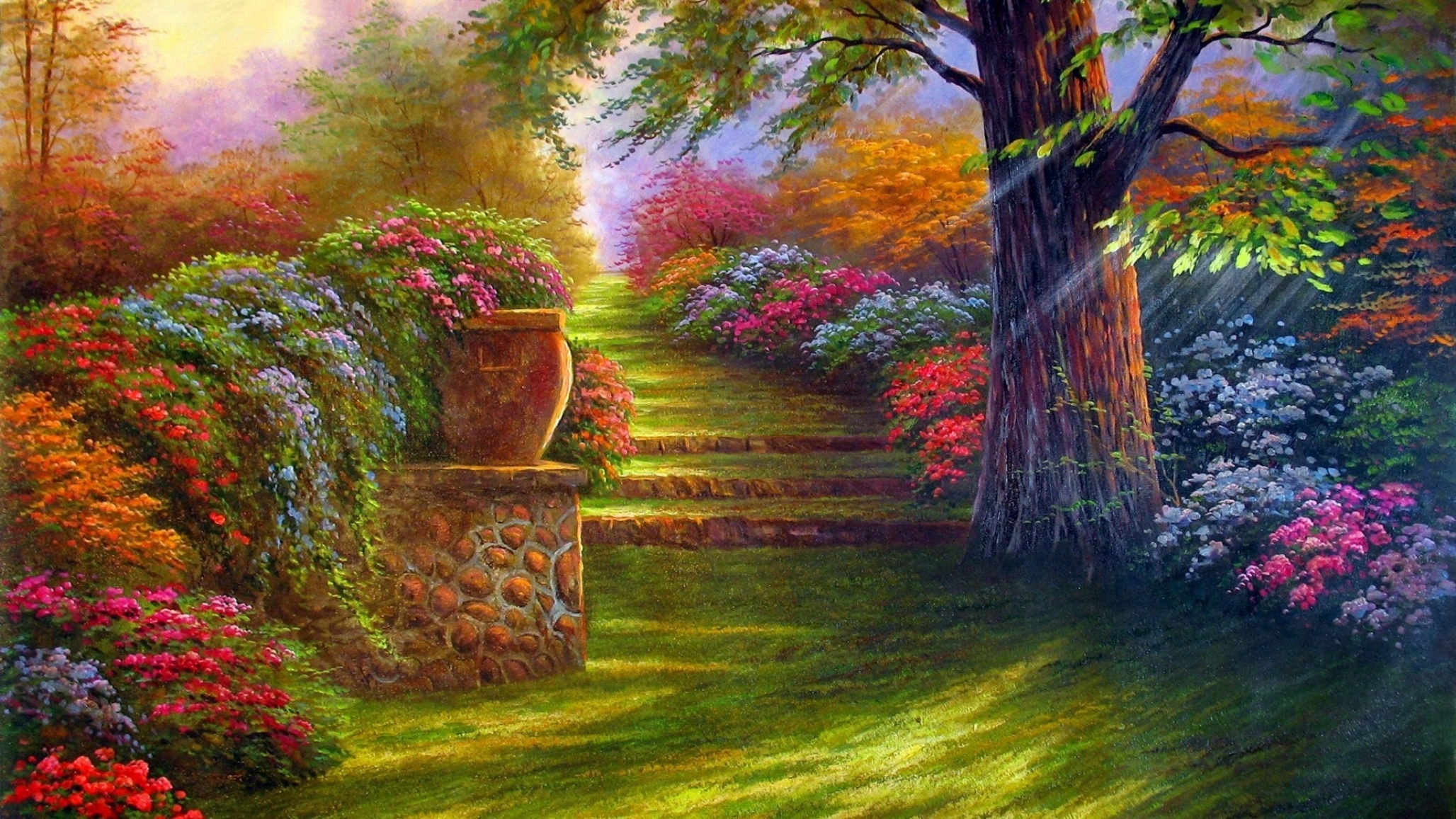 Райский сад рисунок - 81 фото
