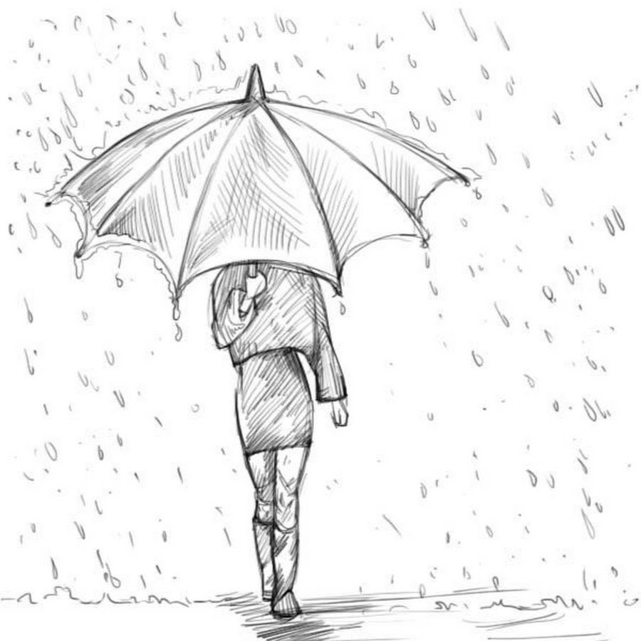 Проективная методика «Человек под дождем»
