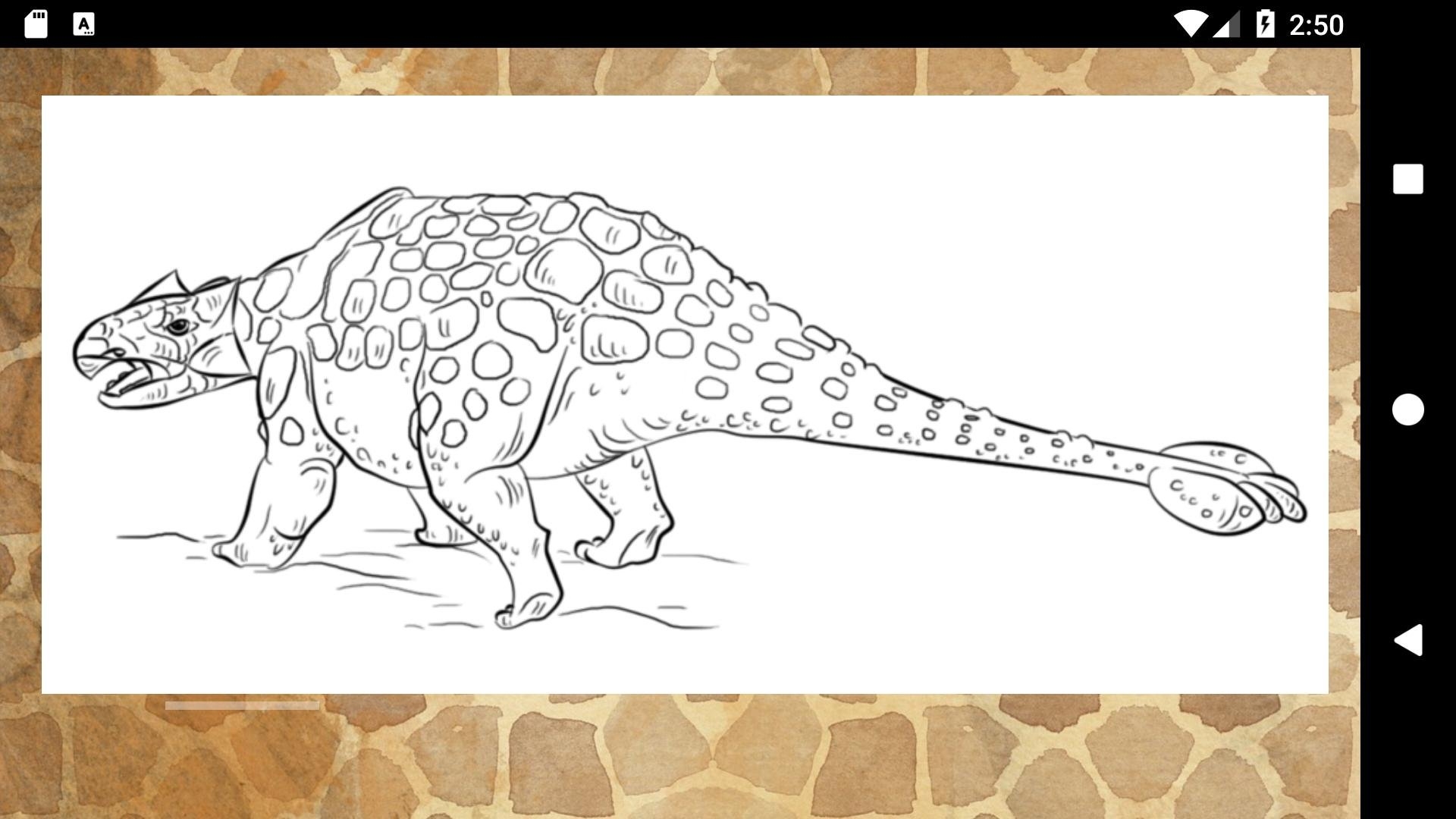 Анкилозавр рисунок