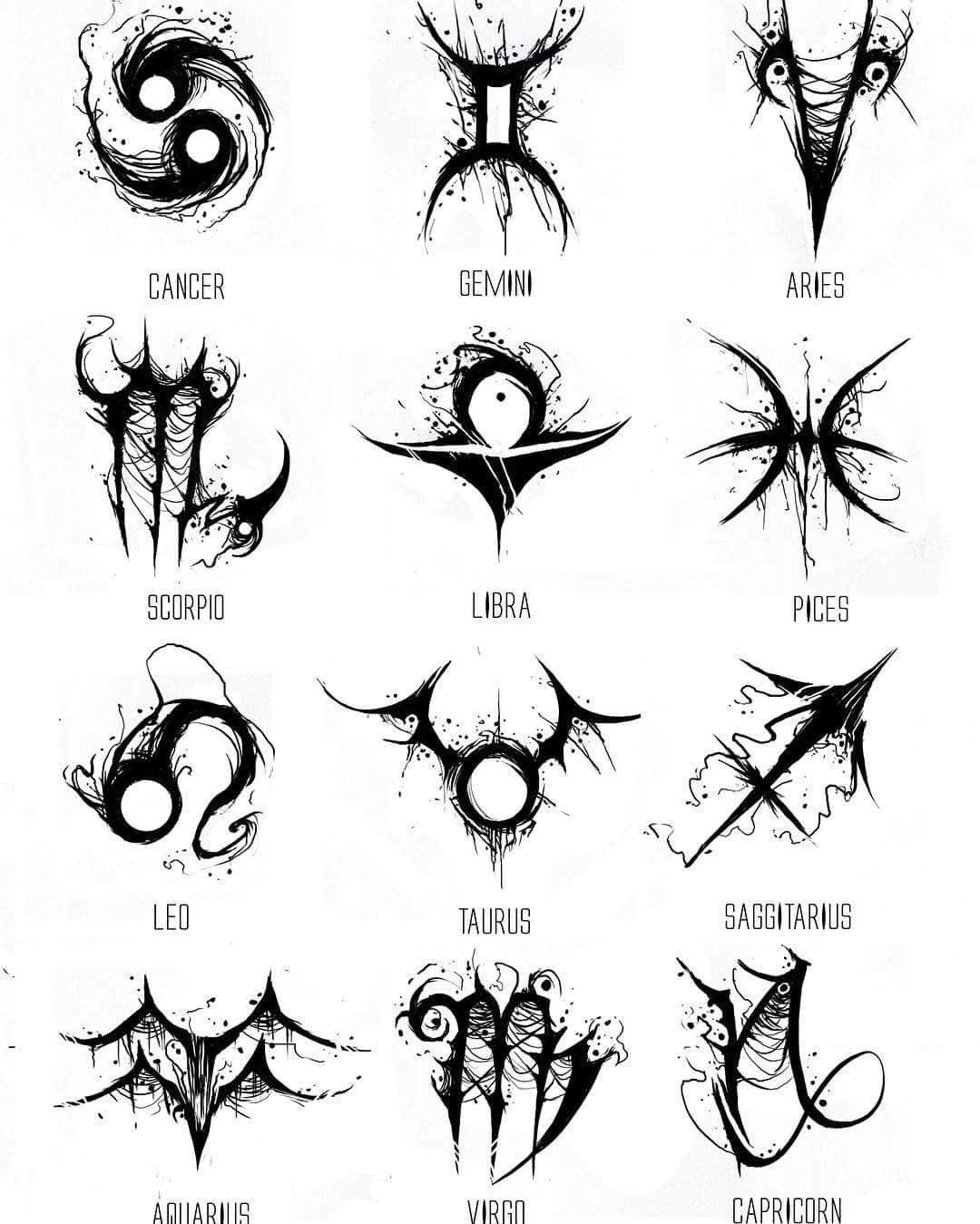 Татуировки для знака зодиака Рак