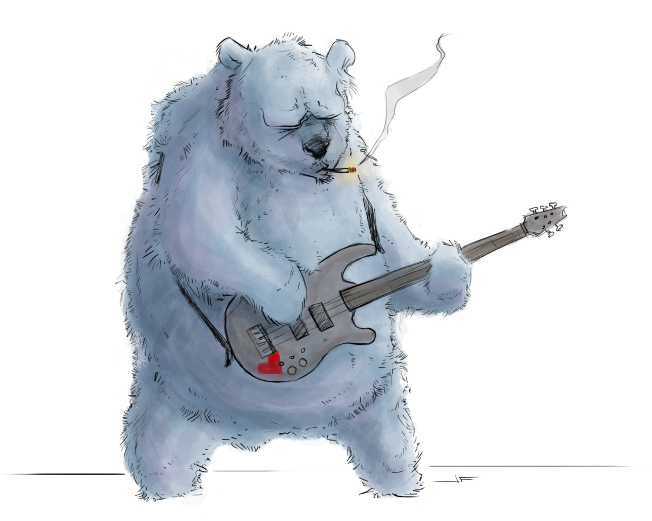 Медвежонок с гитарой. Медведь гитарист. Медведь с электрогитарой. Белый медведь с гитарой. Я пою медведь