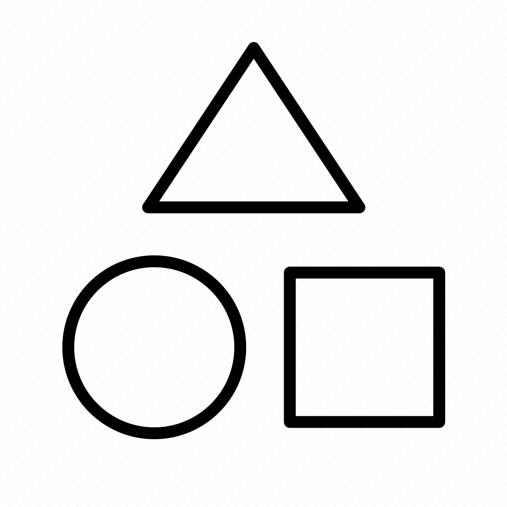 Треугольник в круге. Круг, квадрат и треугольник. Геометрические фигуры черно белые. Круг Геометрическая фигура.