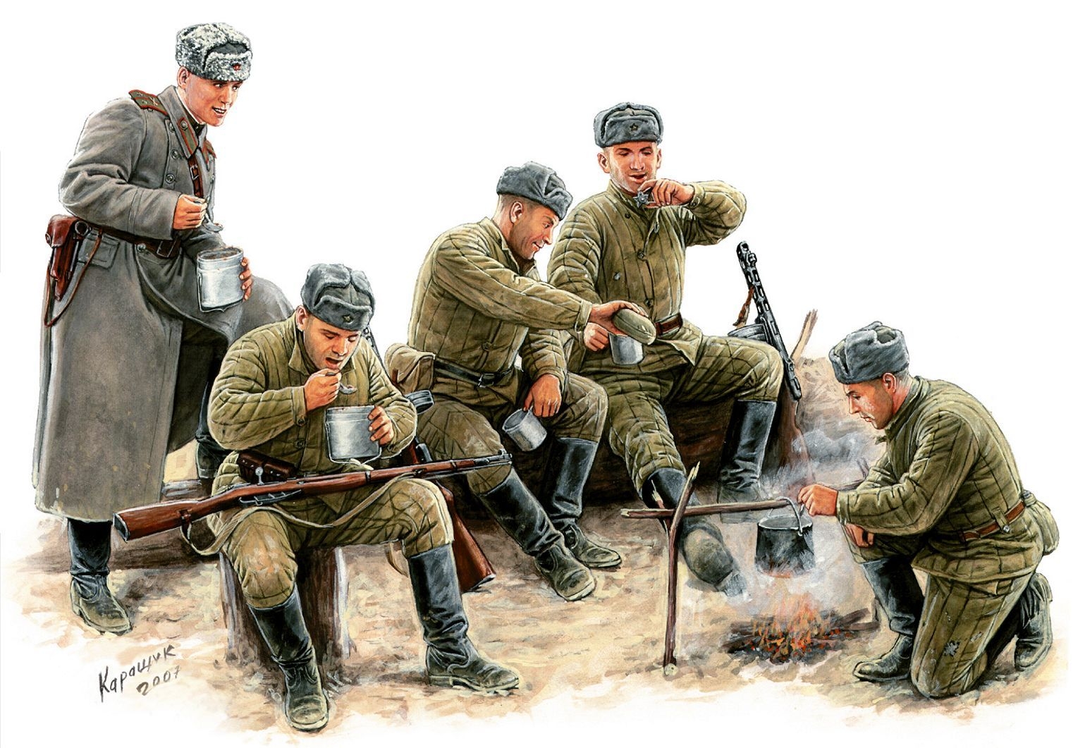 картинки солдаты пнг