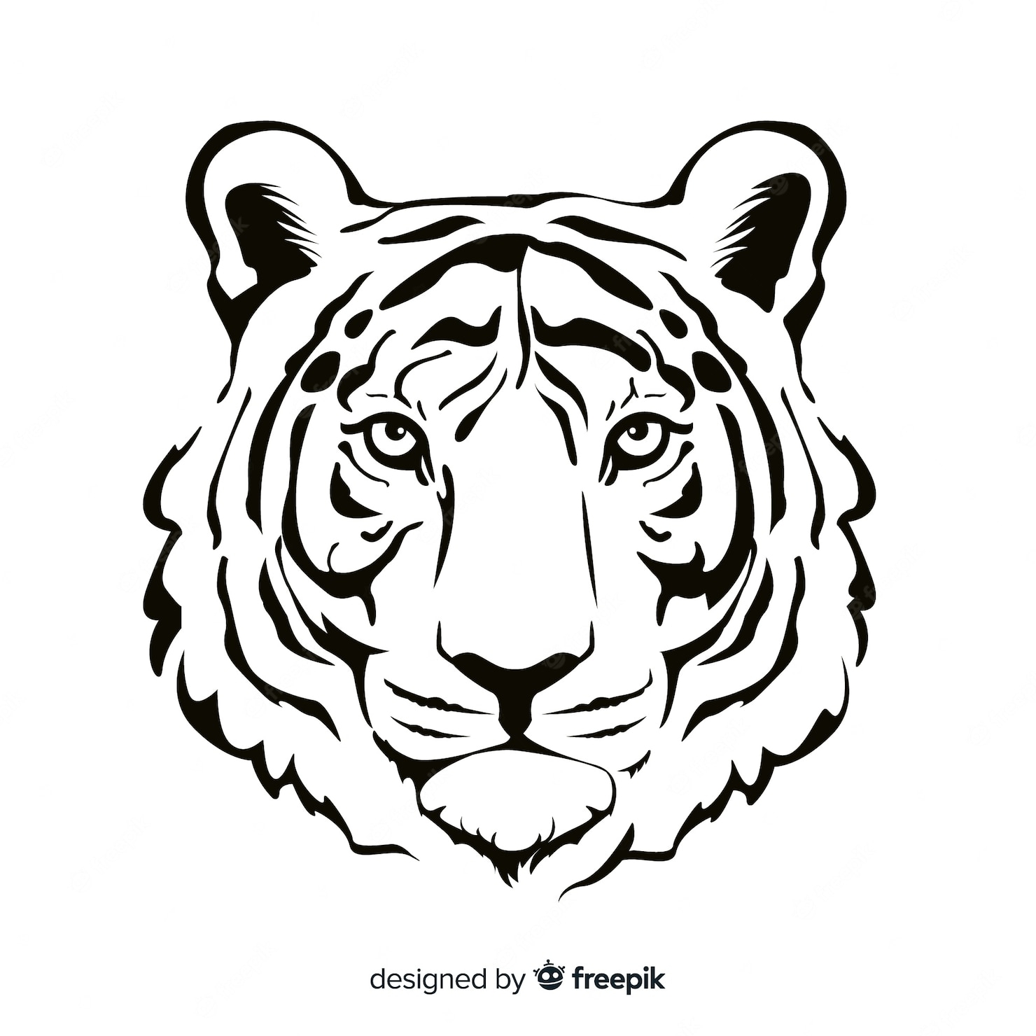 Раскраска по номерам Тигр 16,5х13 см