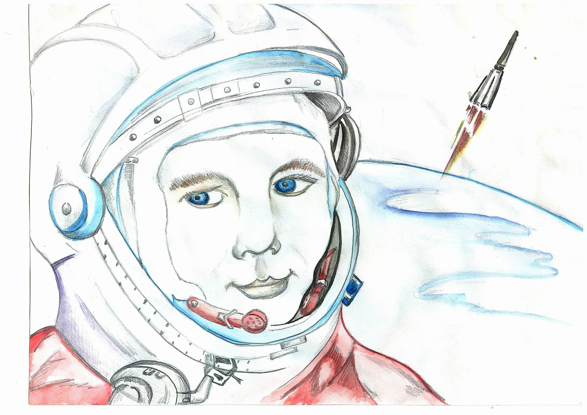 Как нарисовать гагарина. Портрет Юрия Гагарина карандашом. Рисунок Гагарина карандашом. Гагарин иллюстрация.