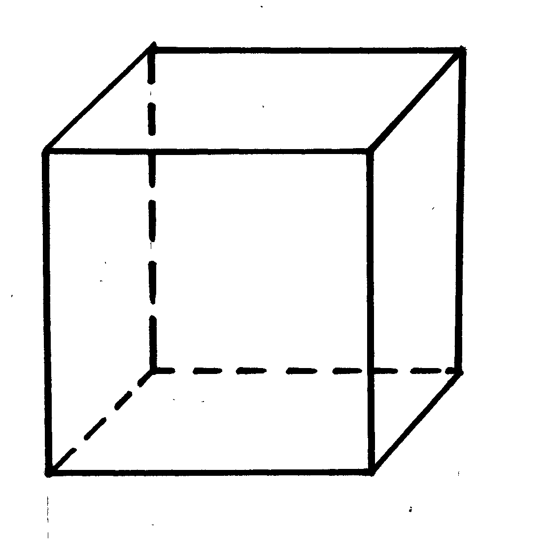 как начертить куб