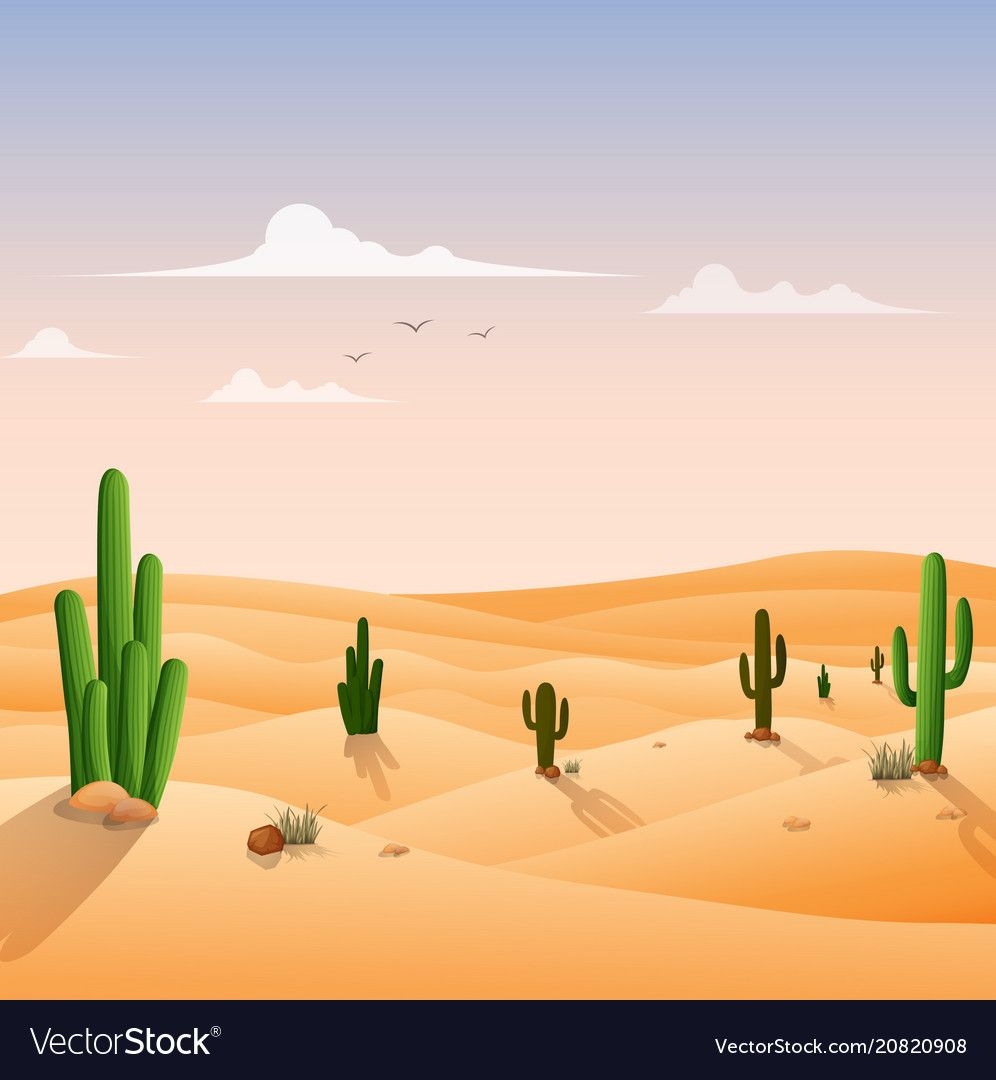 Пустыня рисунок - 54 фото