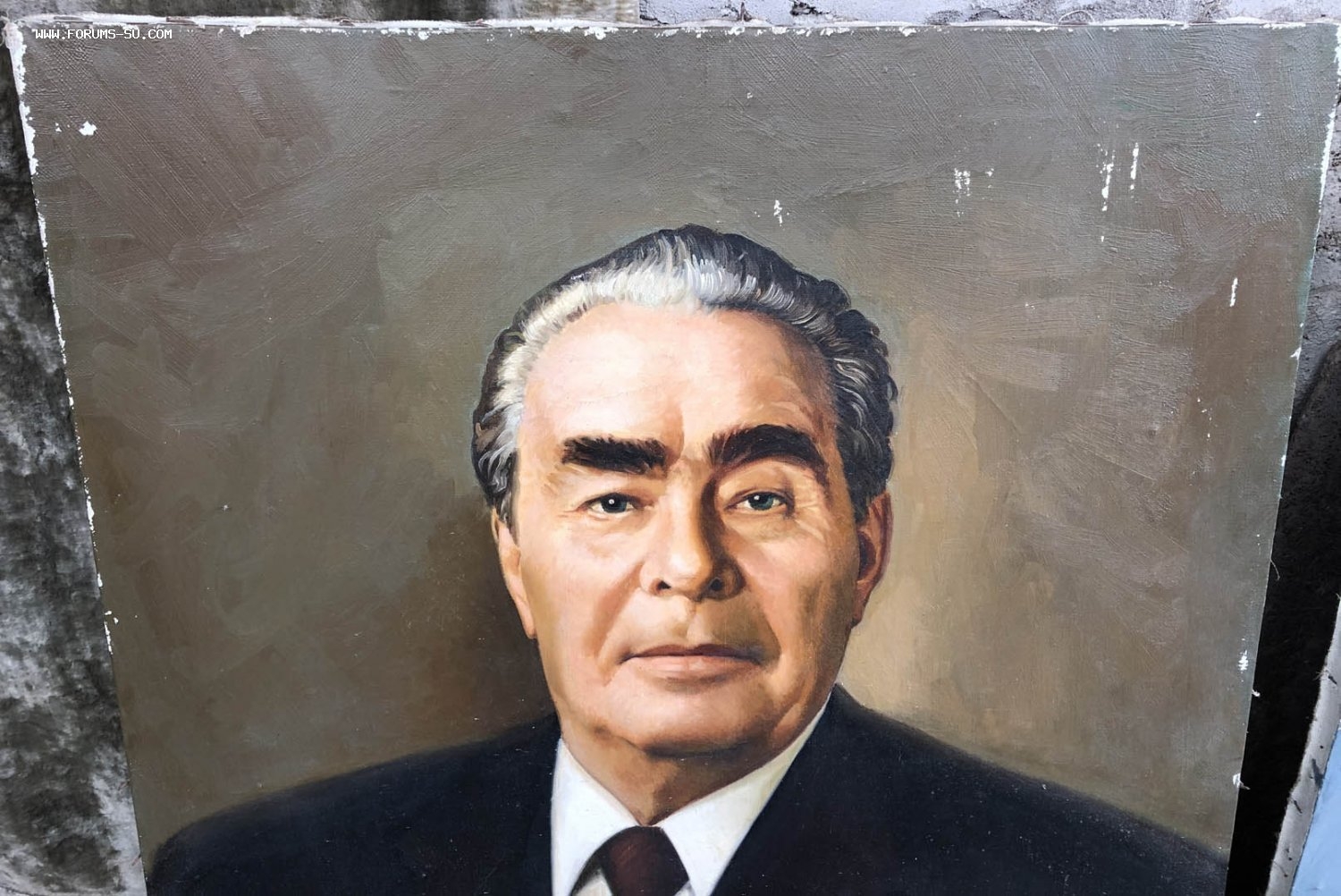 Личность л и брежнева. Шилов портрет Брежнева.