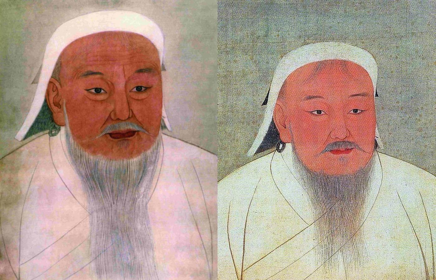 Папа хана. Чингис Хан портрет. Портрет Чингисхана Марко поло. Монгольский Хан Хубилай.