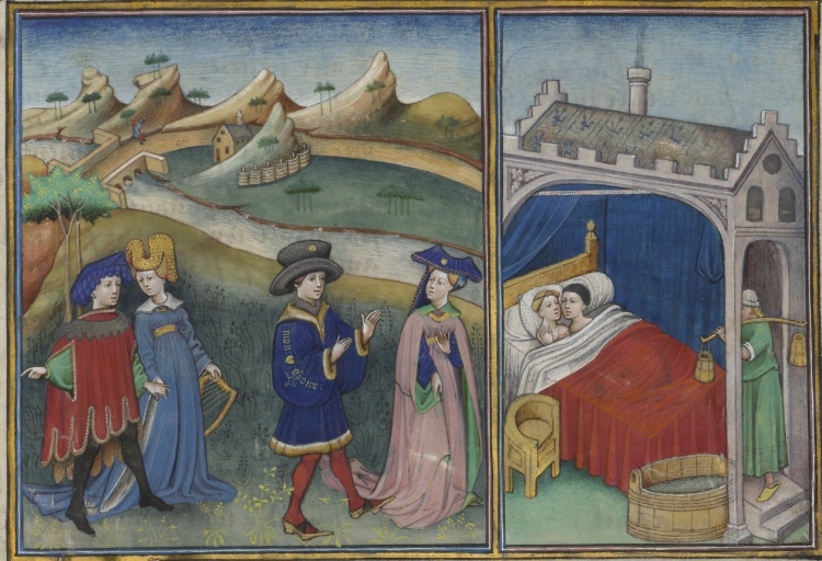 Средневековые иллюстрации в книгах