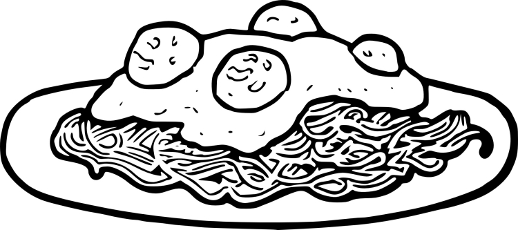 Pasta раскраска