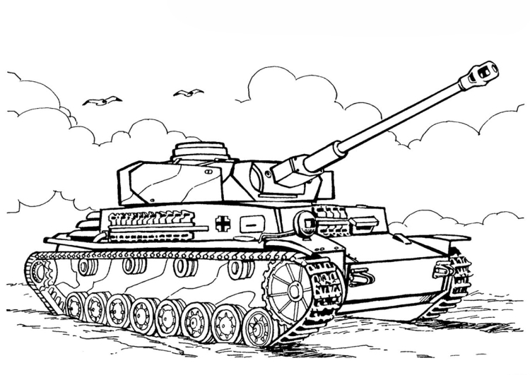 Раскраска танк т 26