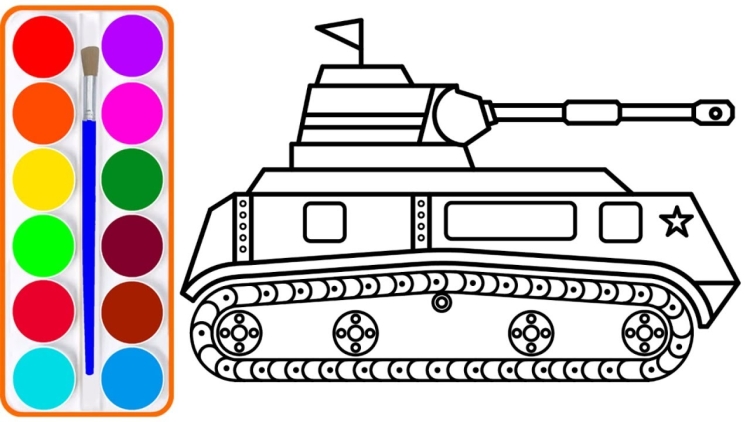 Раскраски танков World of Tanks т34