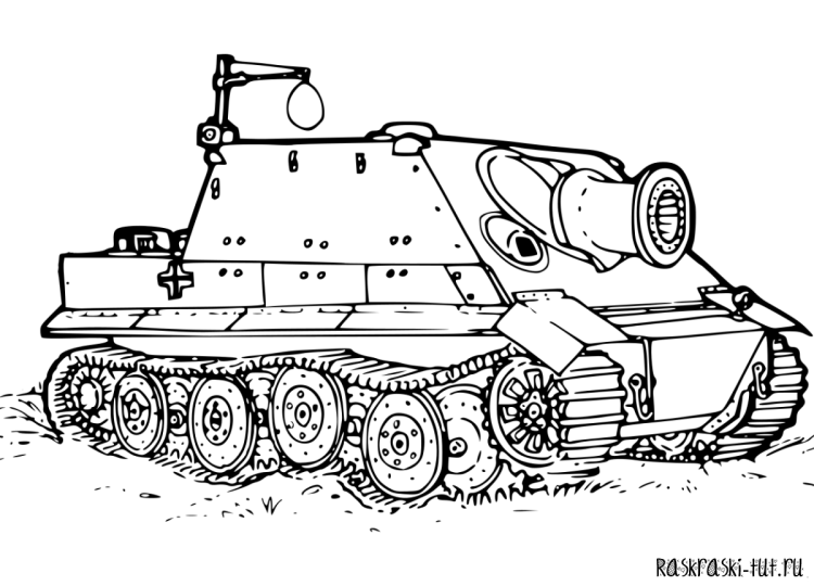 Раскраски танки кв 4