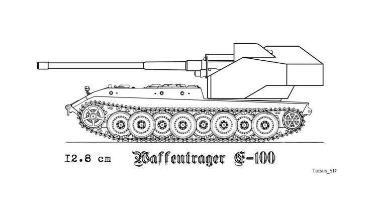 Ваффентрагер е100 чертеж