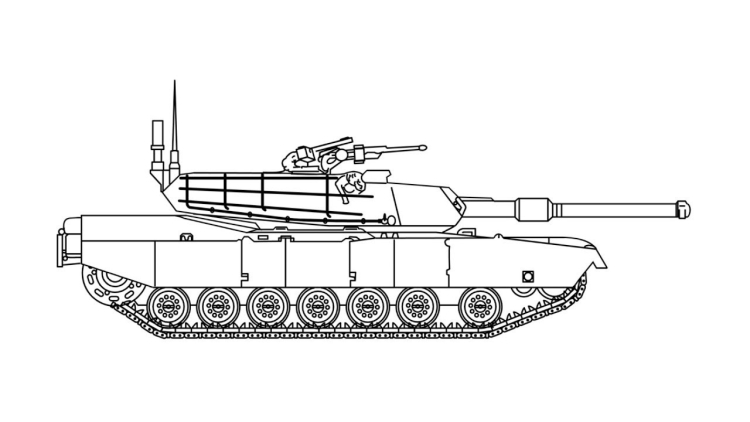 Раскраска танки