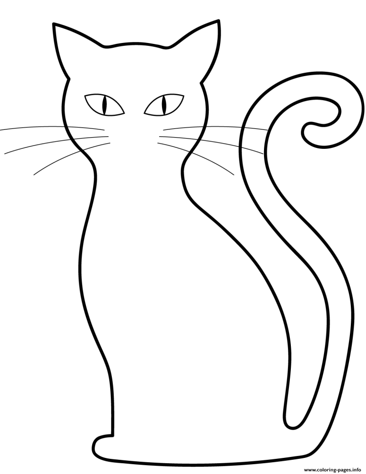 Шаблон котенка для рисования - 81 фото
