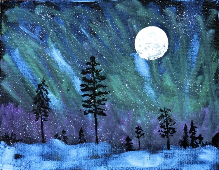 Лунные пейзажи в живописи