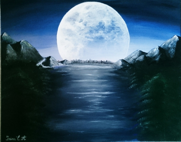 Луна пейзаж