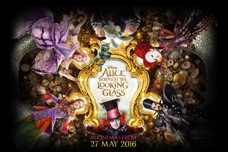 Алиса в Зазеркалье (Alice through the looking Glass) 2016 Постер