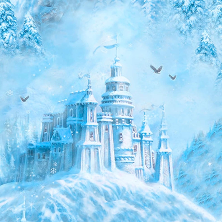 Ледяной замок рисунок